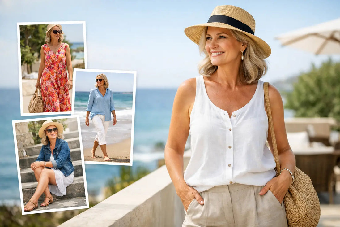7 Sommer-Outfits für Damen ab 50, die wirken