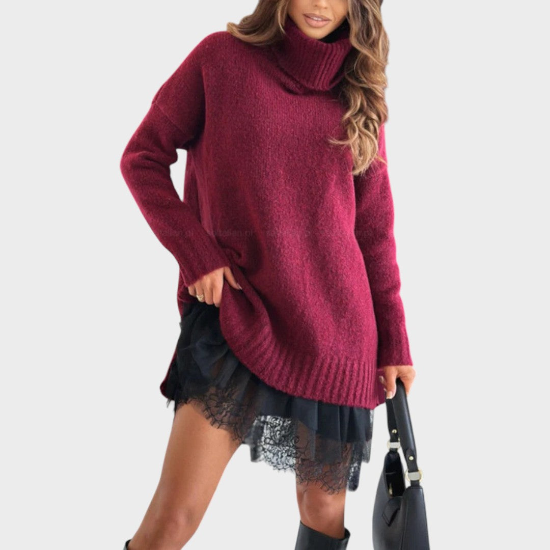 Aurora™| Eleganter Pullover mit luftigem Slipdress