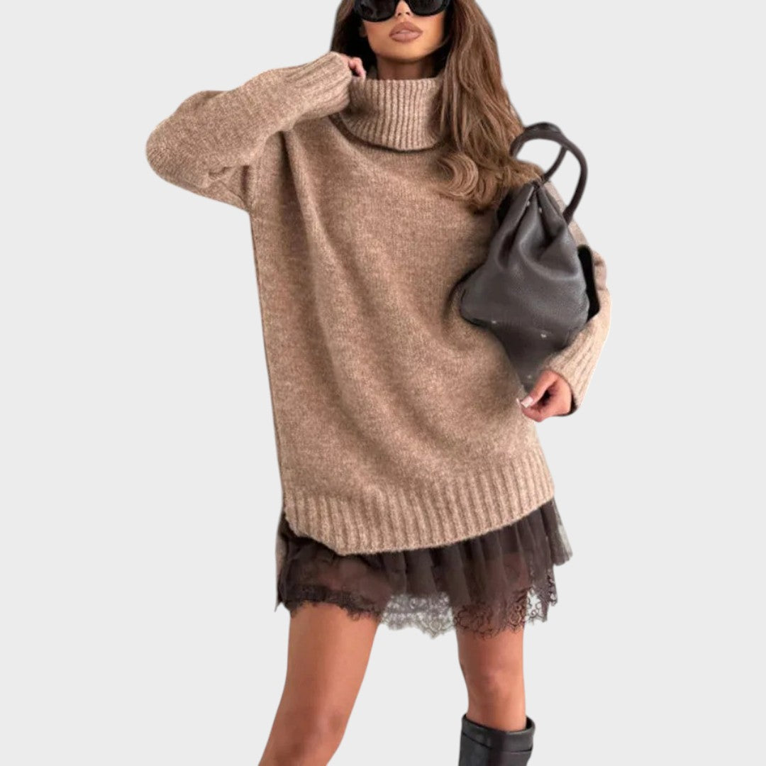 Aurora™| Eleganter Pullover mit luftigem Slipdress
