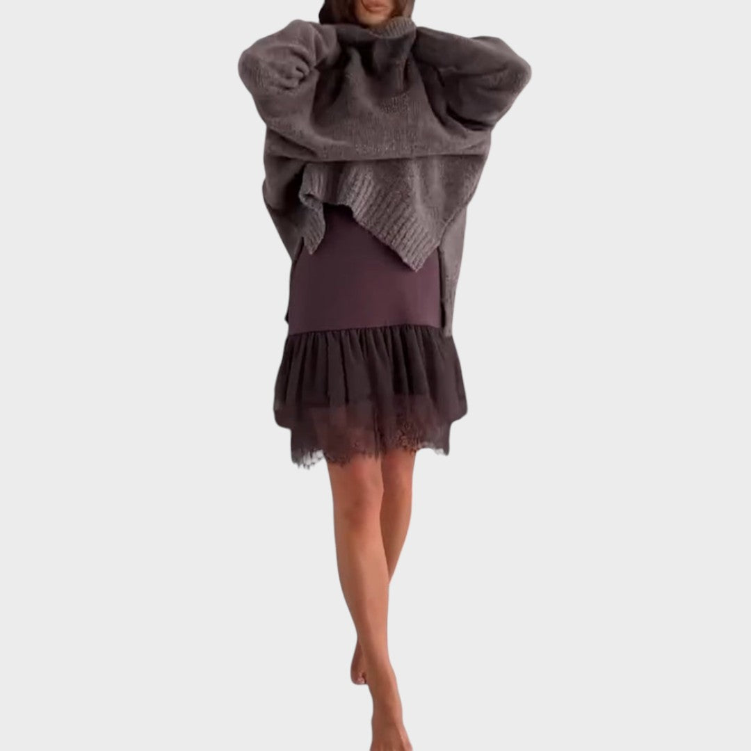 Aurora™| Eleganter Pullover mit luftigem Slipdress