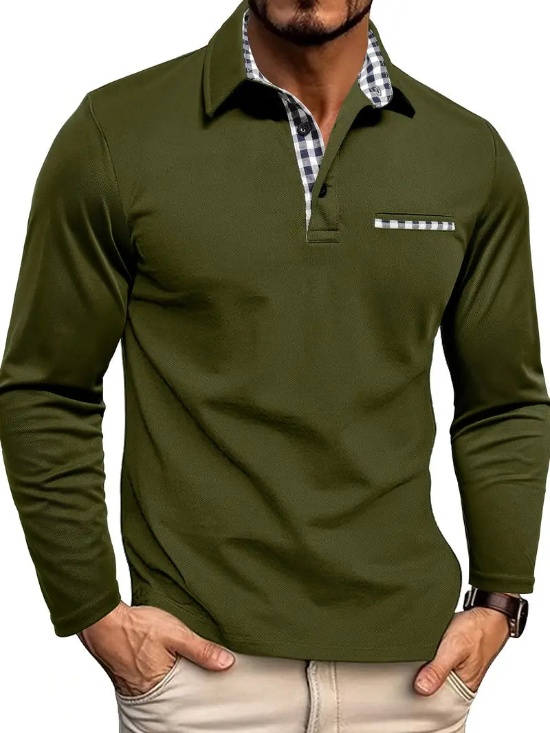 Piter - Langärmliges Polo-Shirt