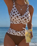 Marlene™ | Zweiteiliger Bikini mit elegantem Diamantmuster