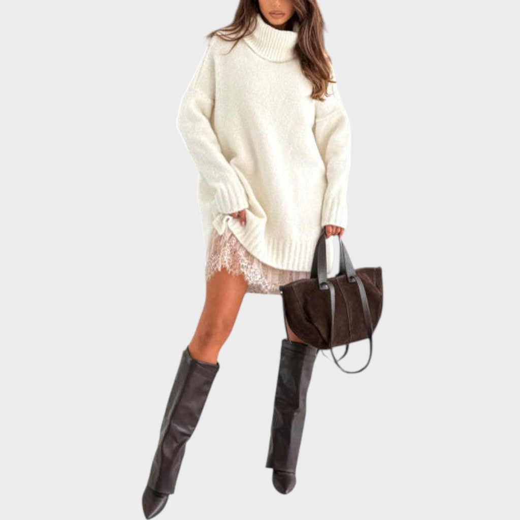 Aurora™| Eleganter Pullover mit luftigem Slipdress
