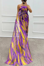 Vibrantes Drapiertes Kleid