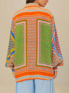 Josephine | Tropischer Look Bunt Einzigartiges Shirt