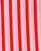 Striped Pink Bikini Set