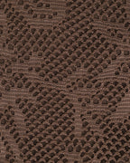 Textured Brown Halter Bikini Set