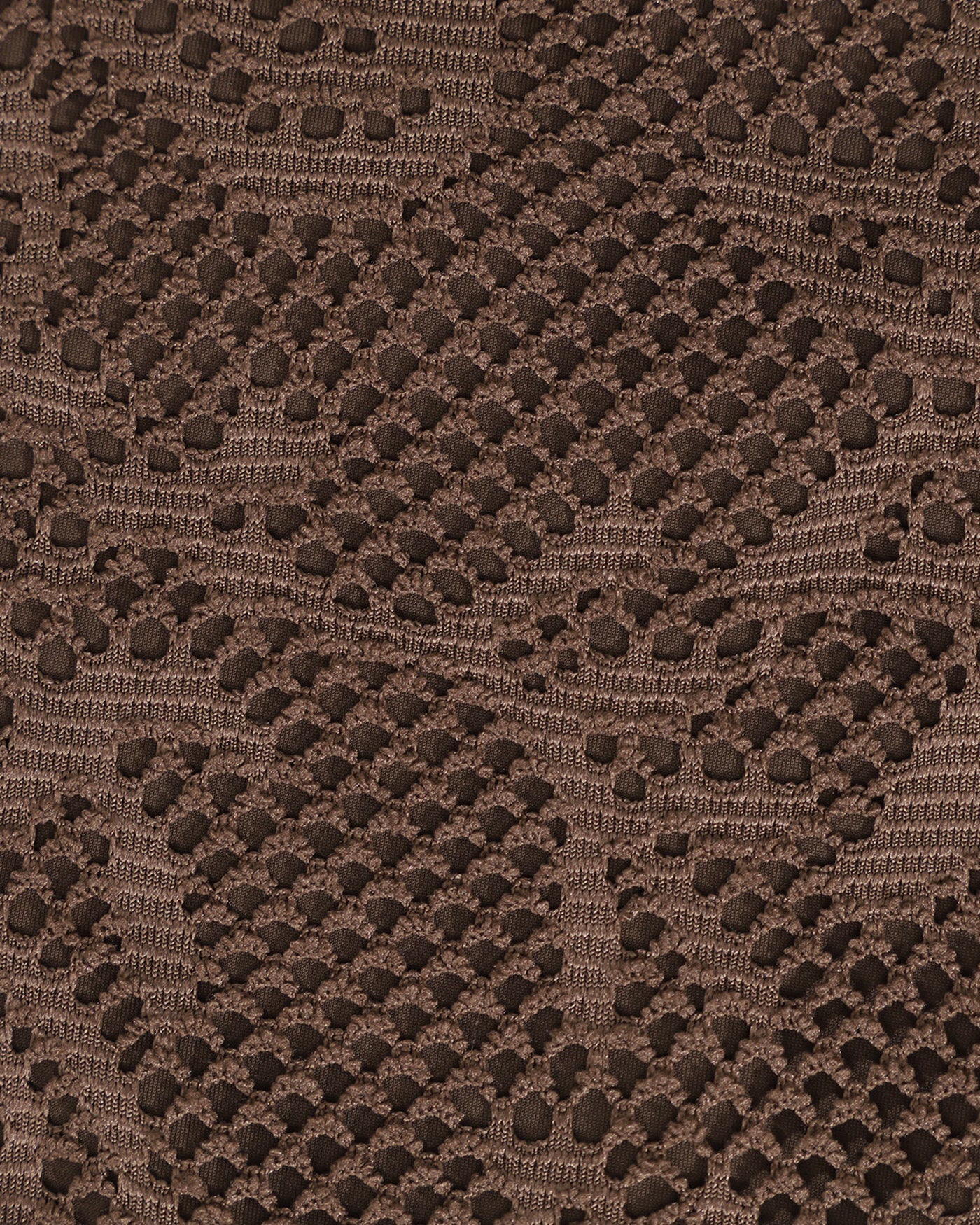 Textured Brown Halter Bikini Set