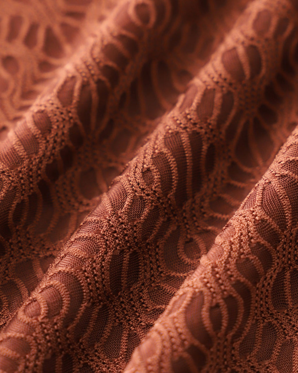 Three-Piece Brown Jacquard Ensemble