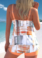 Paige | Lebhaftes Blumen-Tankini-Set