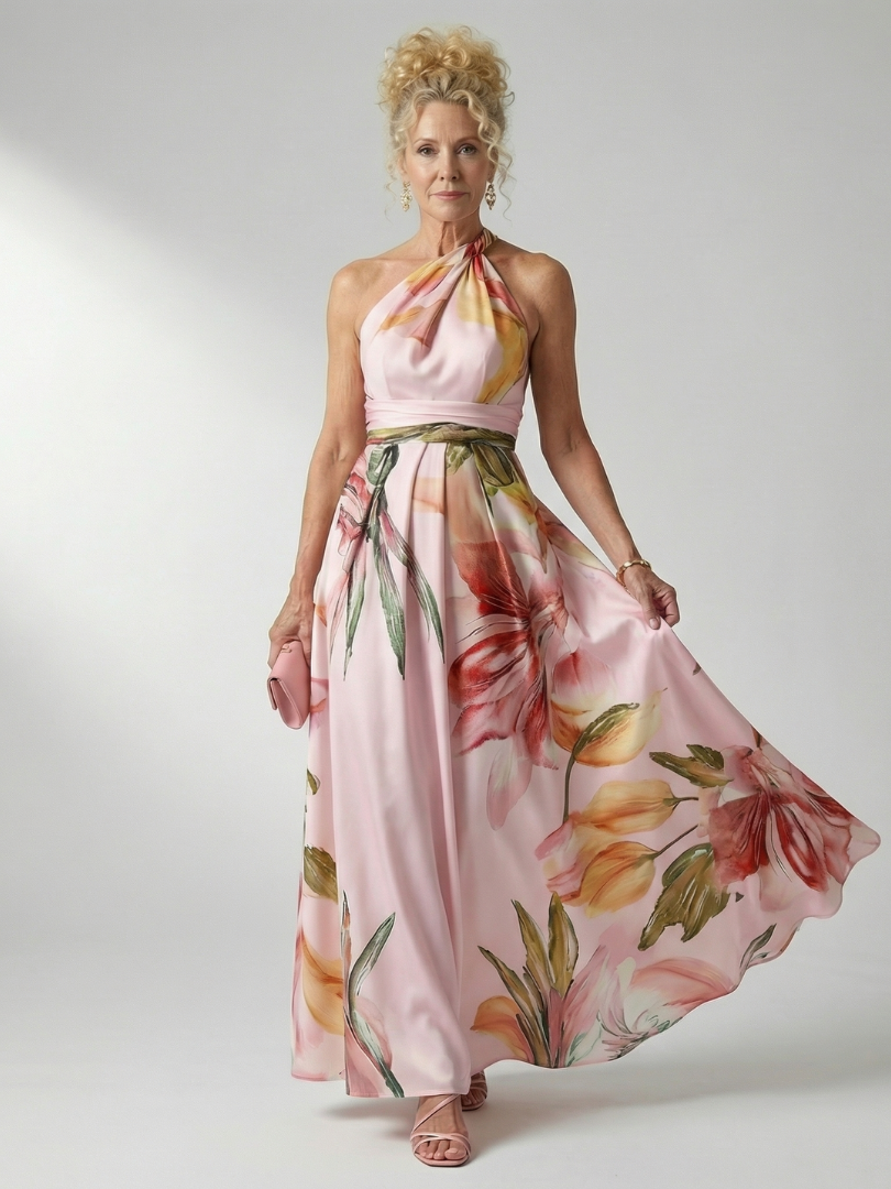 Amiel | Leichtes Floral-Maxi-Kleid