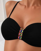 Lois | Sexy Rückenauschnitt Bikini Set