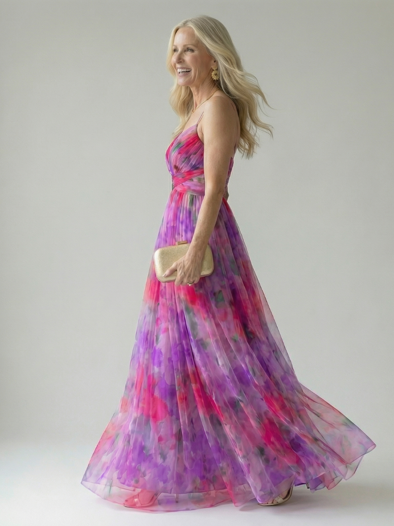 Isel | Soft Wrap Maxi Kleid