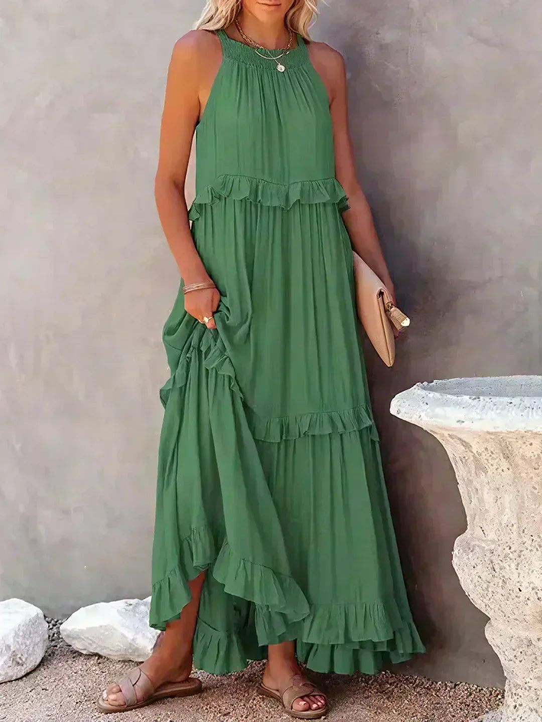 Dylilah | Kleid mit Rüschensaum