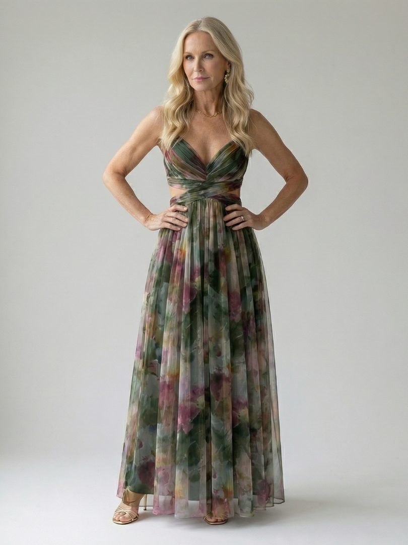 Isel | Soft Wrap Maxi Kleid