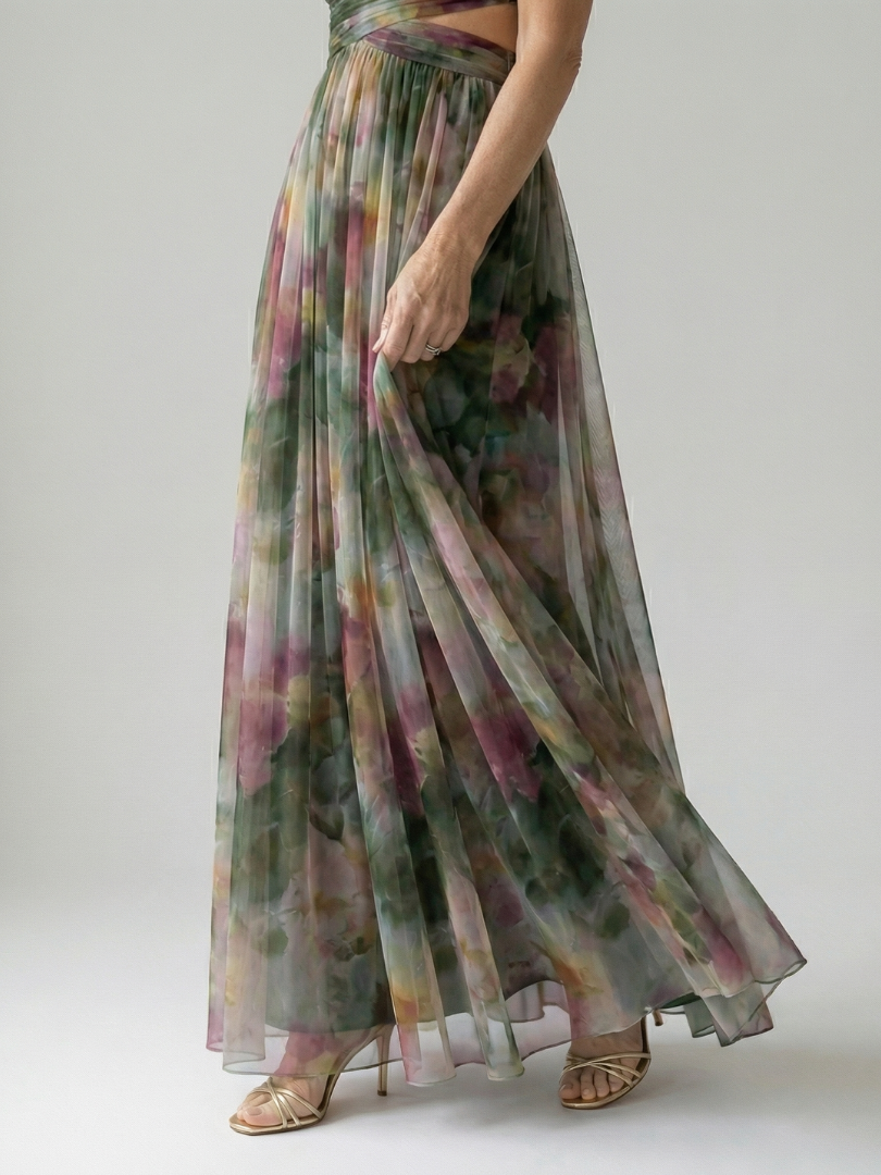 Isel | Soft Wrap Maxi Kleid