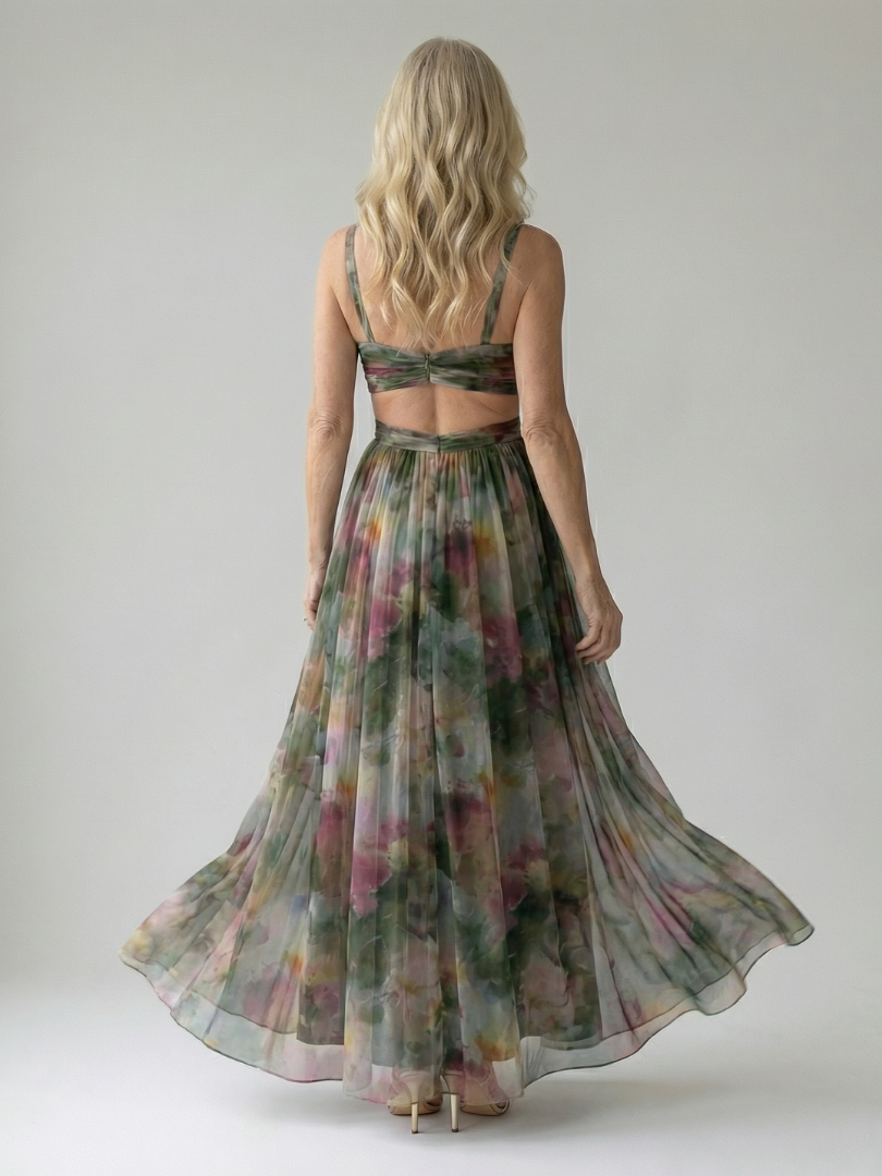 Isel | Soft Wrap Maxi Kleid