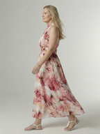Sylin | Gathered Halter Midi Kleid