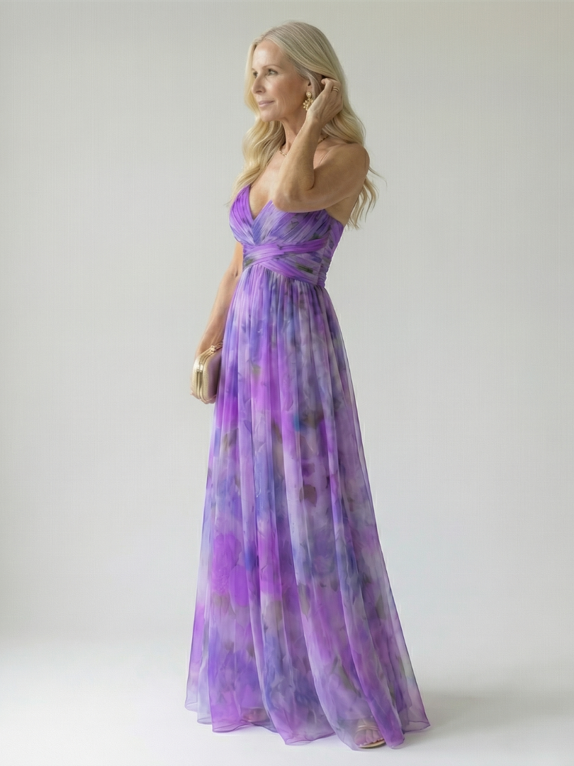 Isel | Soft Wrap Maxi Kleid
