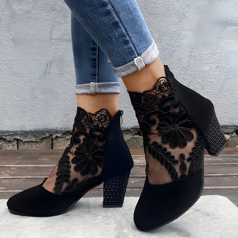 Norene™| Spitzen Stiefeletten