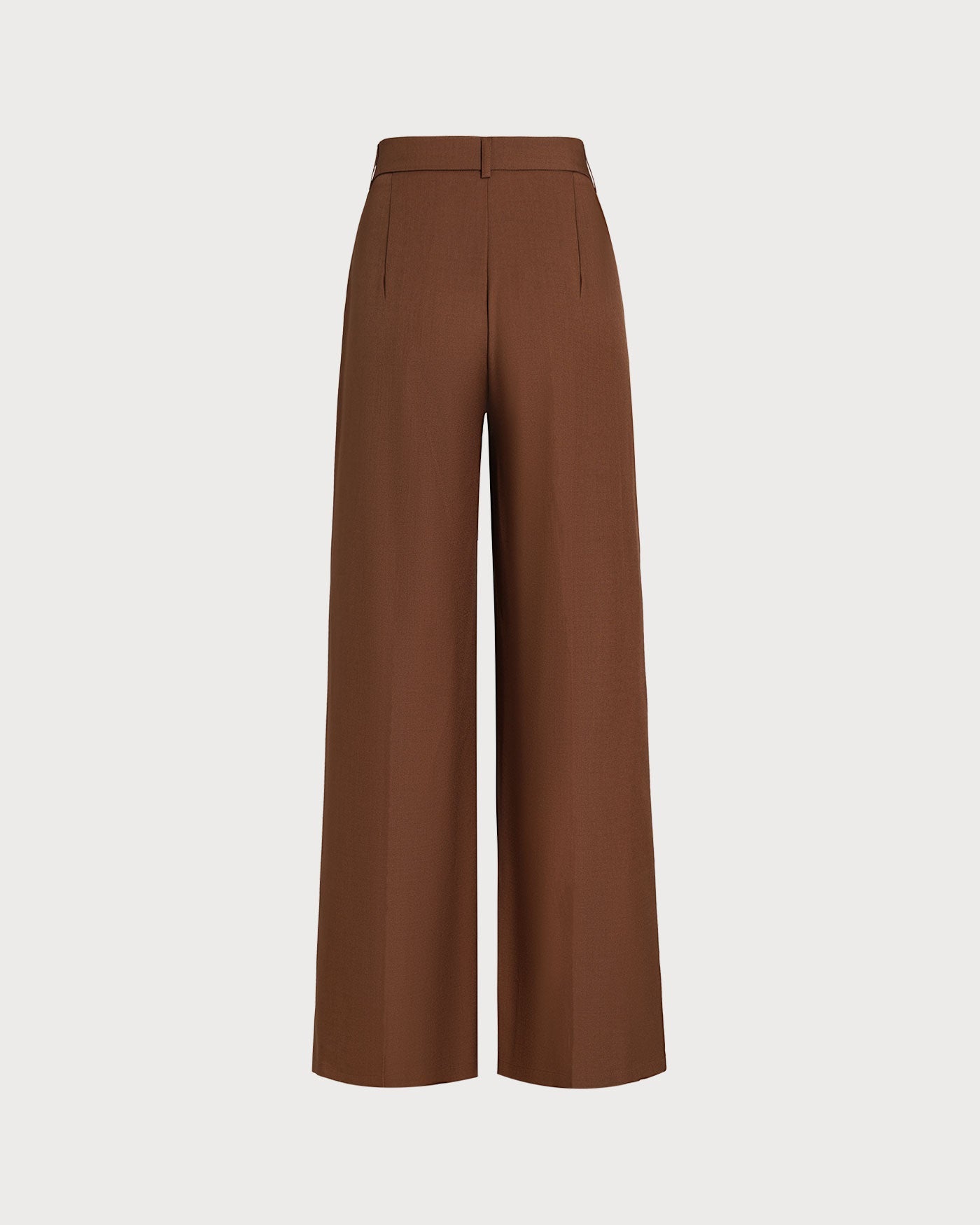 Natural Waist Straight-Leg Pants in Caramel