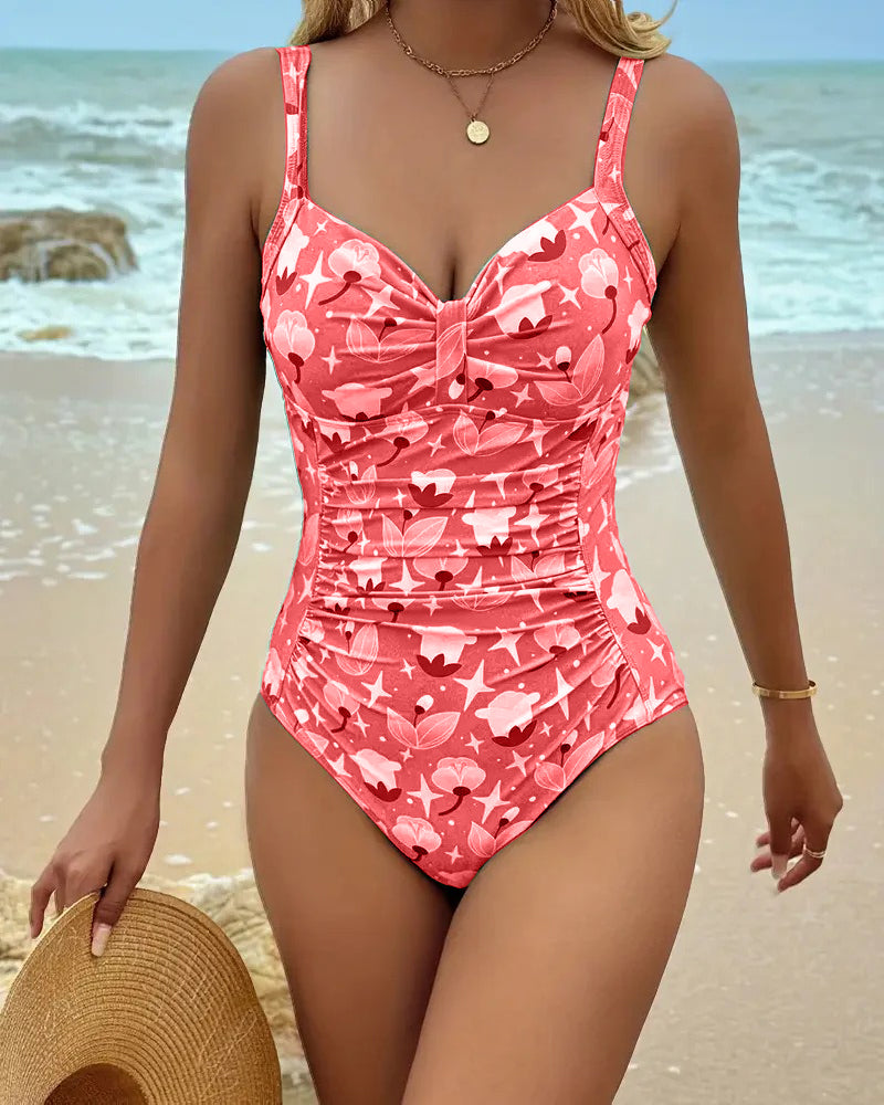 Clara | Einteiliger bedruckter Tankini