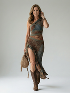 Zalia | Ruhiges Midi-Kleid
