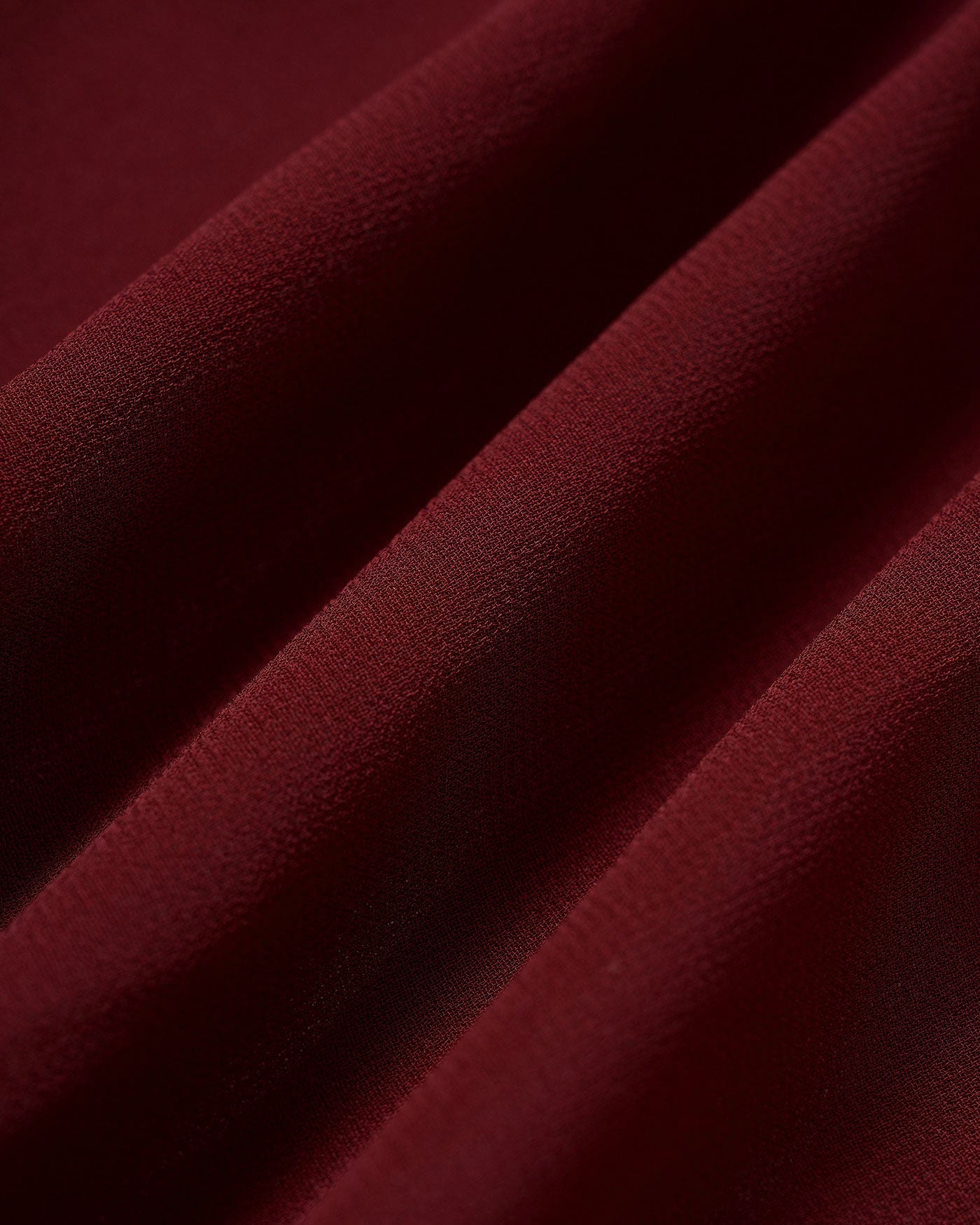 Wine Red Sleeveless Midi Dress in Chiffon