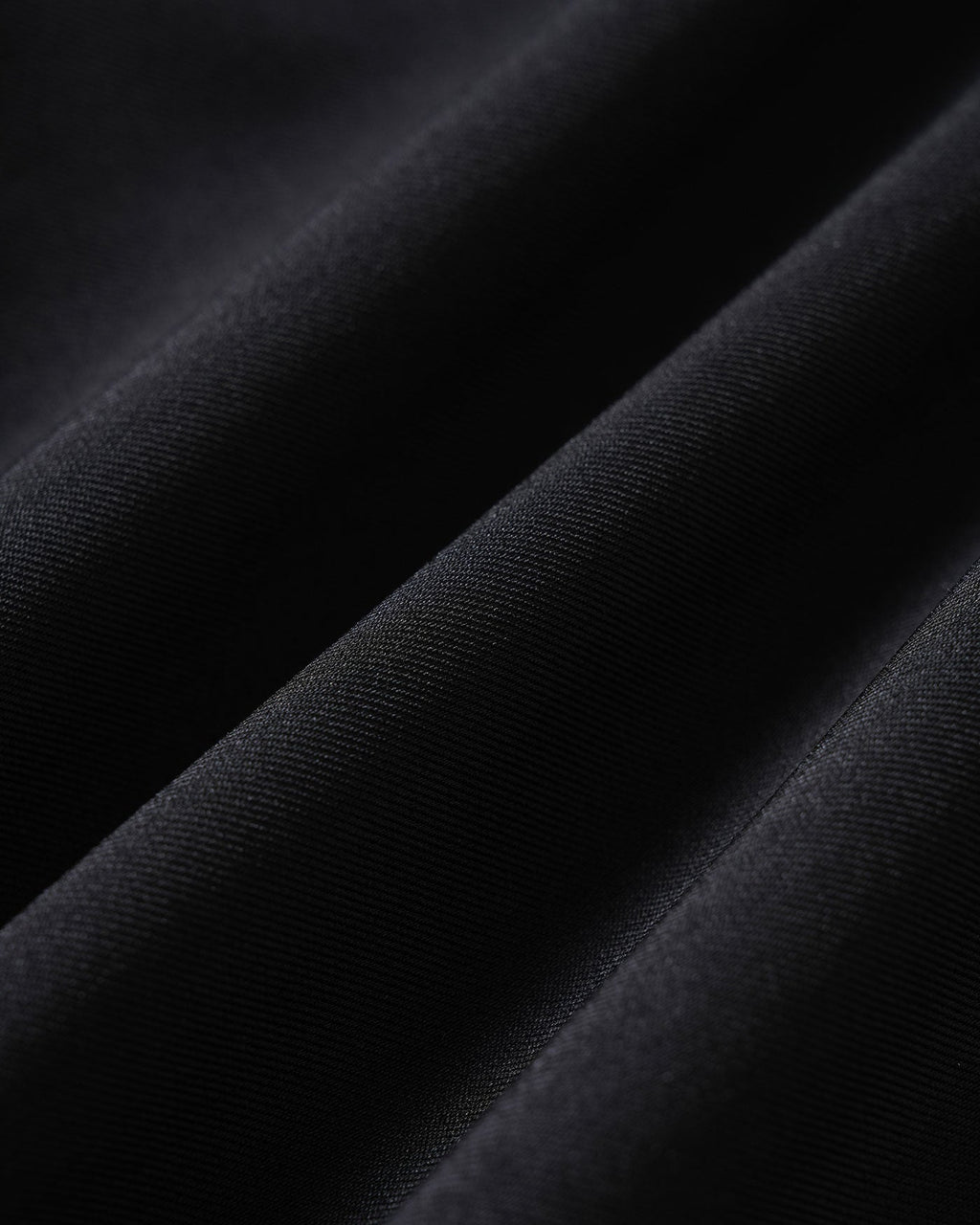 Straight-Leg Black Natural High-Waist Trousers