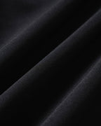Straight-Leg Black Natural High-Waist Trousers