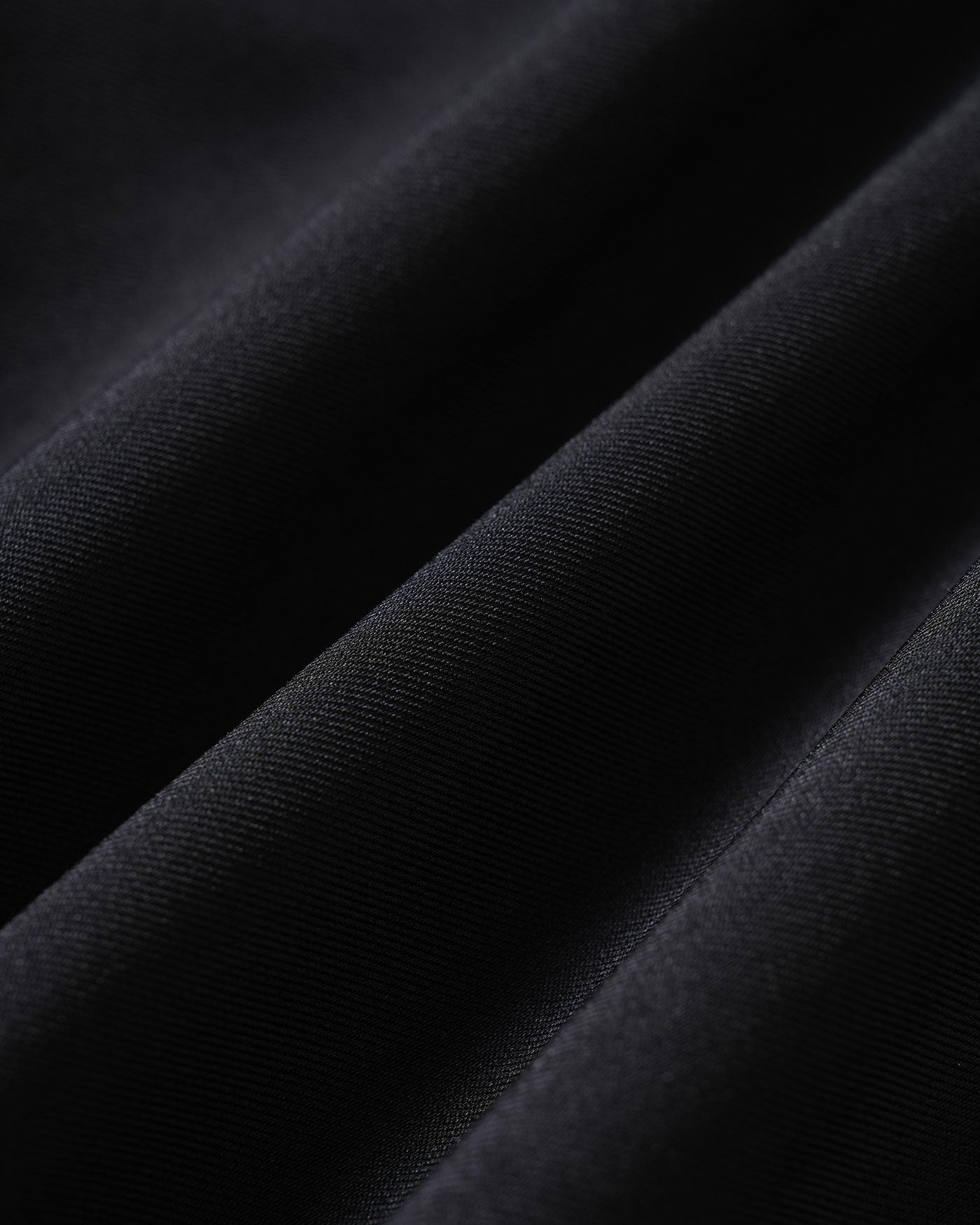 Straight-Leg Black Natural High-Waist Trousers