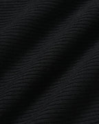 Black Ribbed Knit V-Neck Tank Top