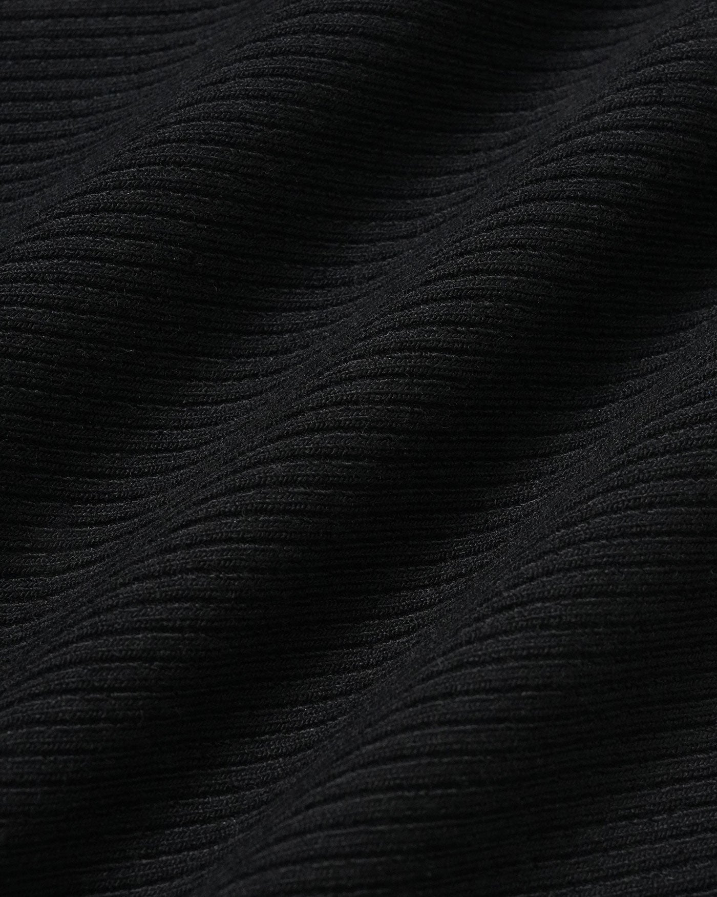 Black Ribbed Knit V-Neck Tank Top