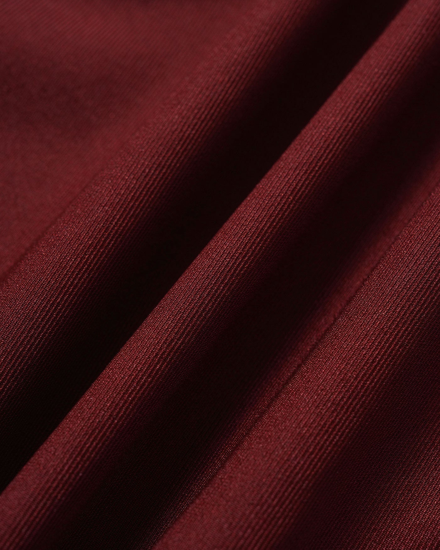 Wine Red Belted Vest with Button Details