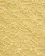 Textured Yellow Jacquard Bikini Set