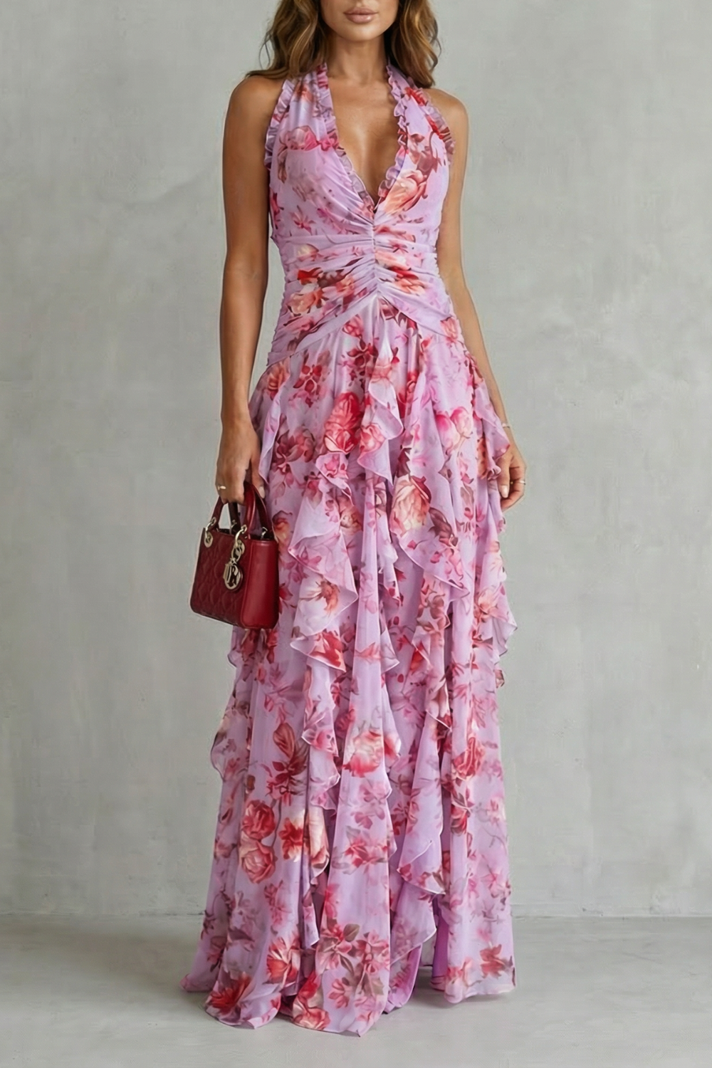 Belladina | Halter Maxi Kleid
