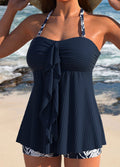 Bella | Rüschenshirt Tankini Badeanzug Set