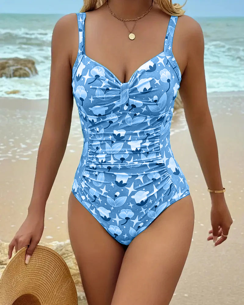 Clara | Einteiliger bedruckter Tankini