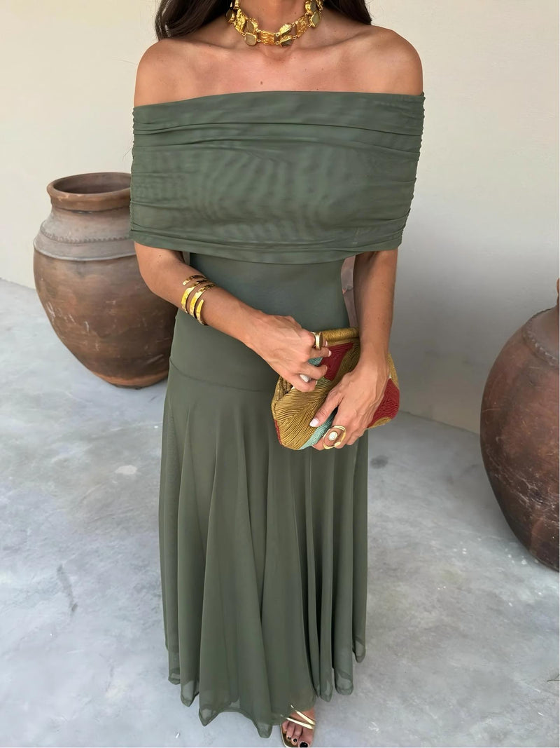 Camila | Elegantes Maxikleid aus Mesh
