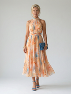 Elin | Weiches Halter-Midi-Kleid