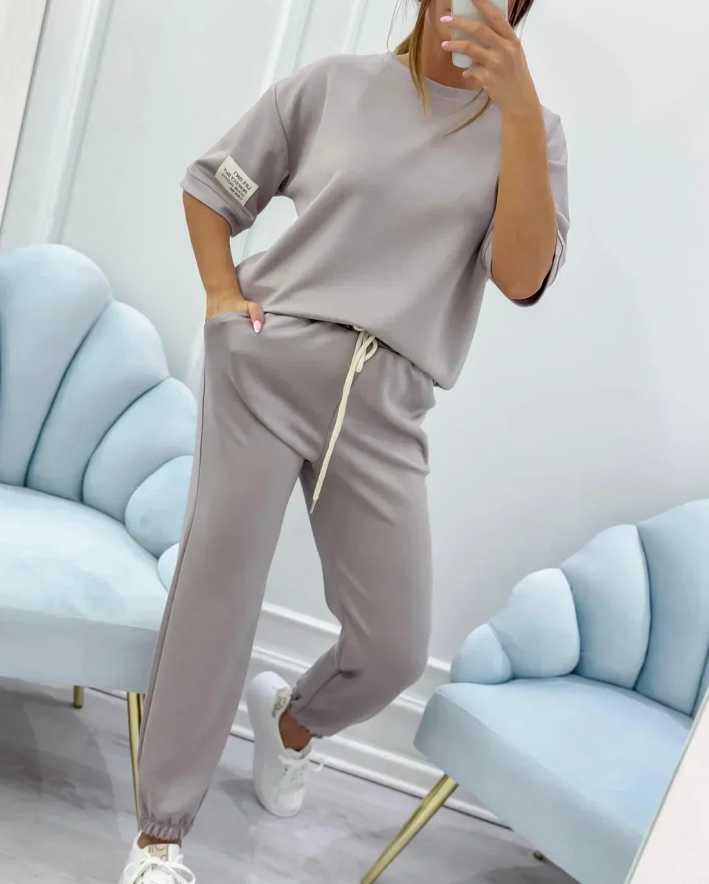 Hadley – Baumwoll- und Leinen-Casual-Set