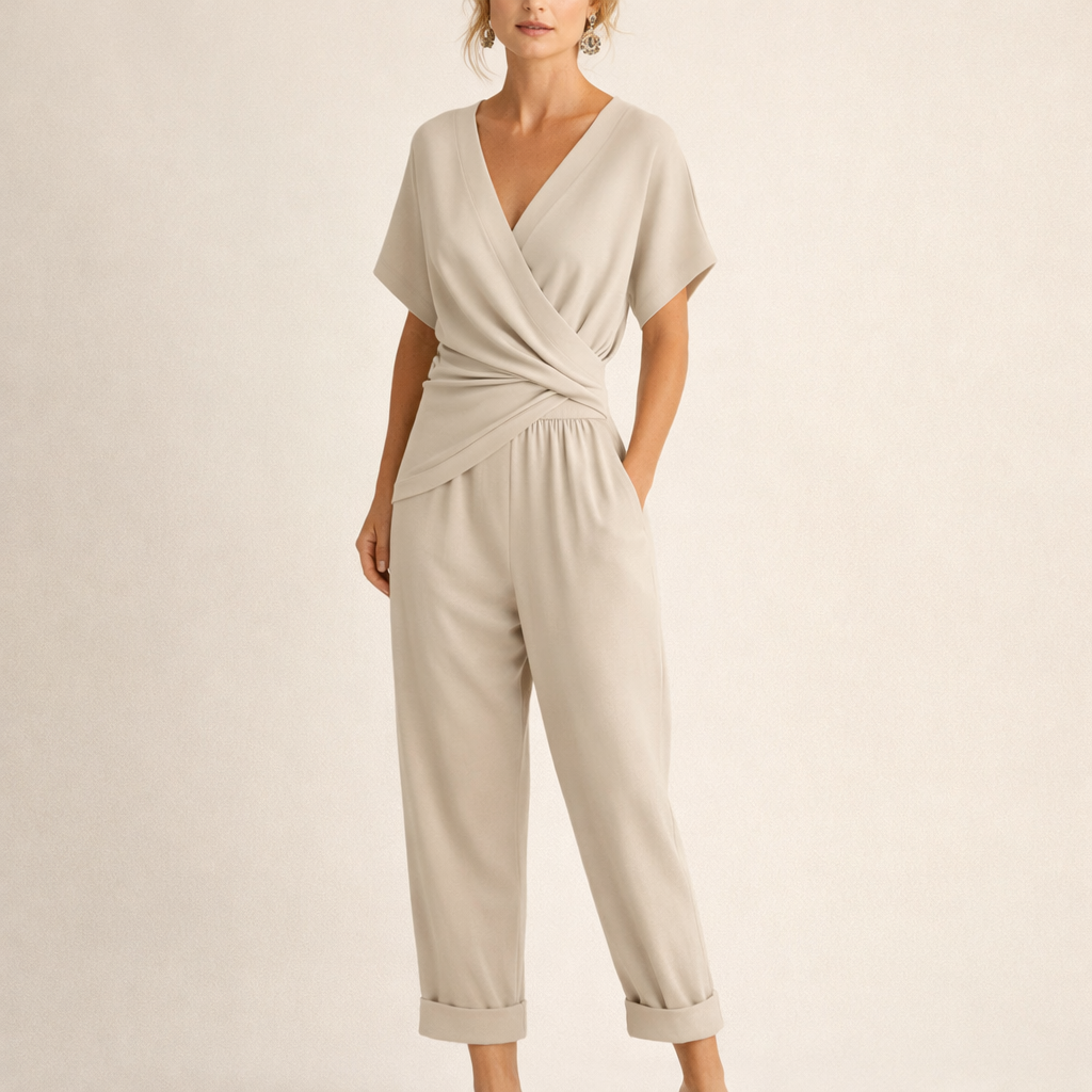 Magda | Eleganter Wickel-Overall