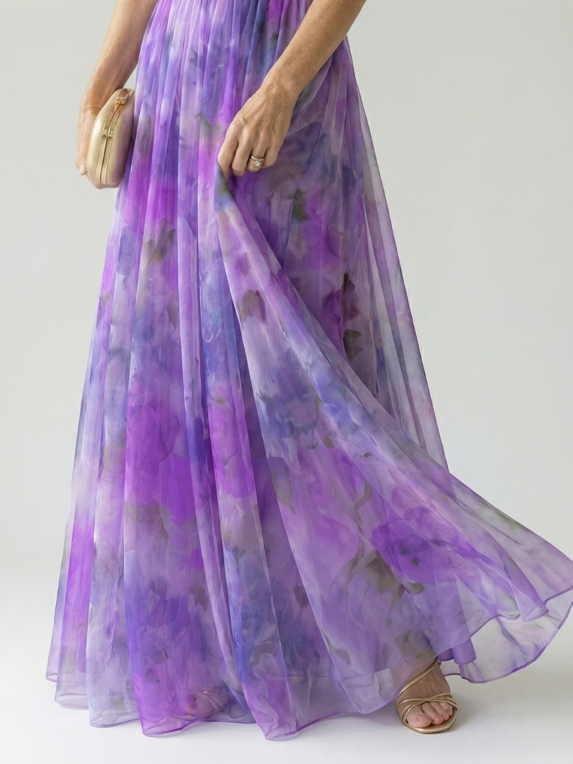 Isel | Soft Wrap Maxi Kleid