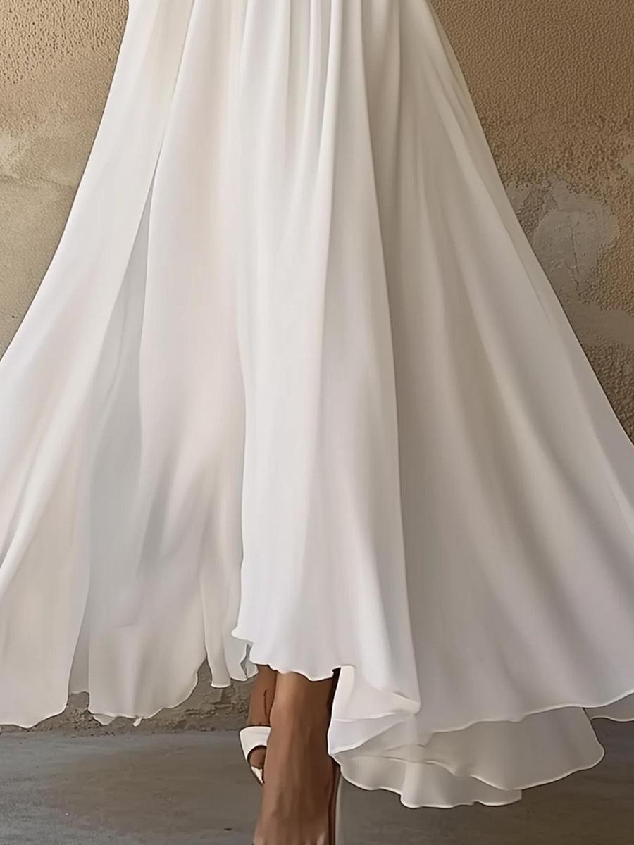 Laurah | Vintage V-Ausschnitt Kleid
