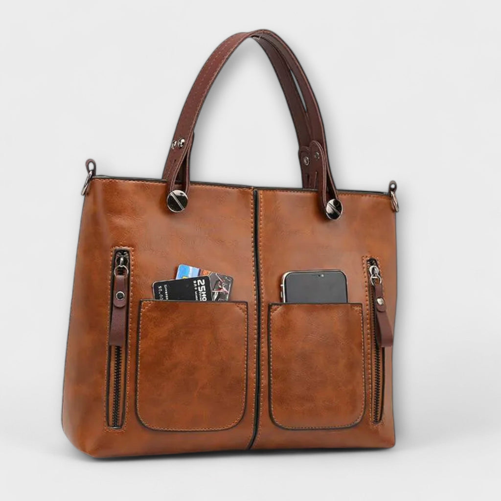 Lora - Elegante Leder Tasche