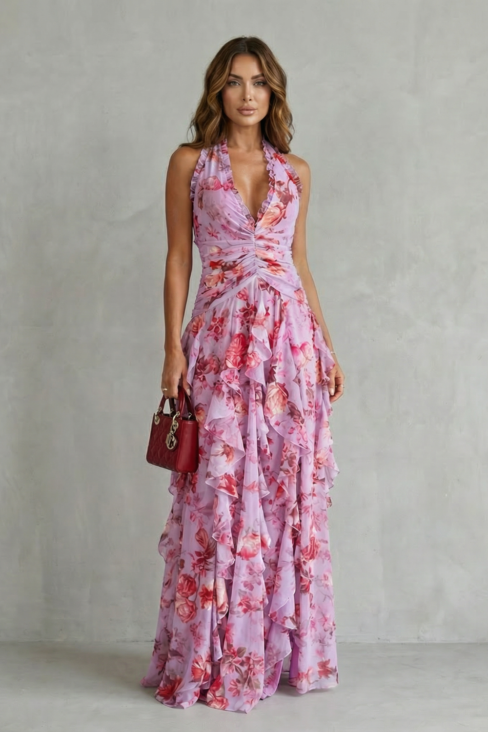 Belladina | Halter Maxi Kleid