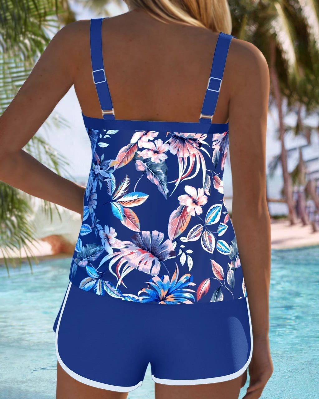 Imke | Bedruckter ärmelloser Tankini