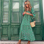 Cassandra | Geometrisches Druckkleid