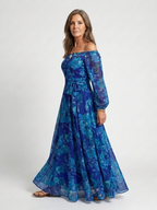 Aspen | Off-Shoulder Floral Maxi