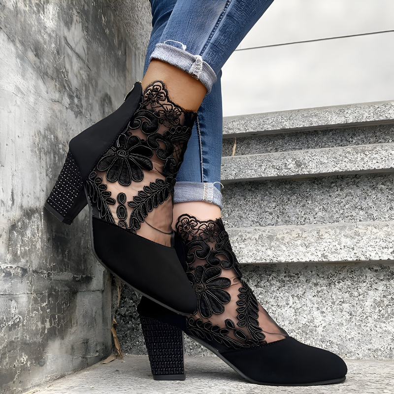 Norene™| Spitzen Stiefeletten
